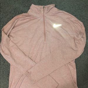 nike running pull over; size small!